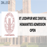 IIT Jodhpur MSc Digital Humanities Admission Open